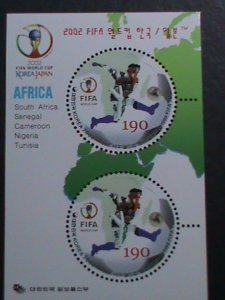 KOREA 2002-FIFA-WORLD CUP SOCCER CHAMPIONSHIPS : MNH S/S WE SHIP TO WORLDWIDE