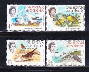 Tristan Da Cunha 116-119 Set MH Birds (C)