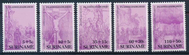 [SU 531] Suriname 1987 Easter Paintings - Jesus Christ by Rembrandt  MNH