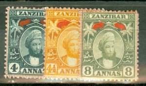 LC: Zanzibar 40-1, 43-4, 47 mint CV $59.75; scan shows only a few