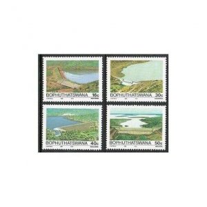 SA-Bophuthatswana 216-219,MNH.Michel 210-213. Dams 1988.Ngotwane,Groothek,