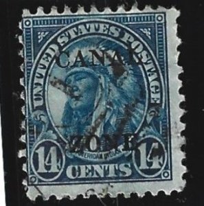 Canal Zone Scott #116 Used 14c Perf 11X10 1/2 O/P 2021 CV $3.50