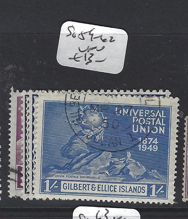 GILBERT AND ELLICE ISLANDS (P1804B) KGVI  UPU   SG 59-62   VFU