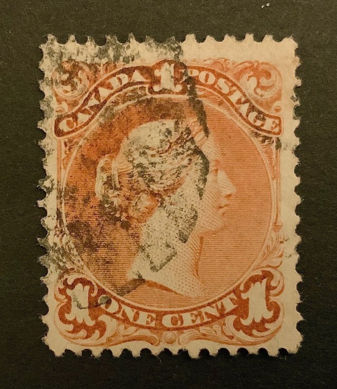 CANADA SC#22 VF USED WELL CENTRED LIGHT CANCEL CV$160.00