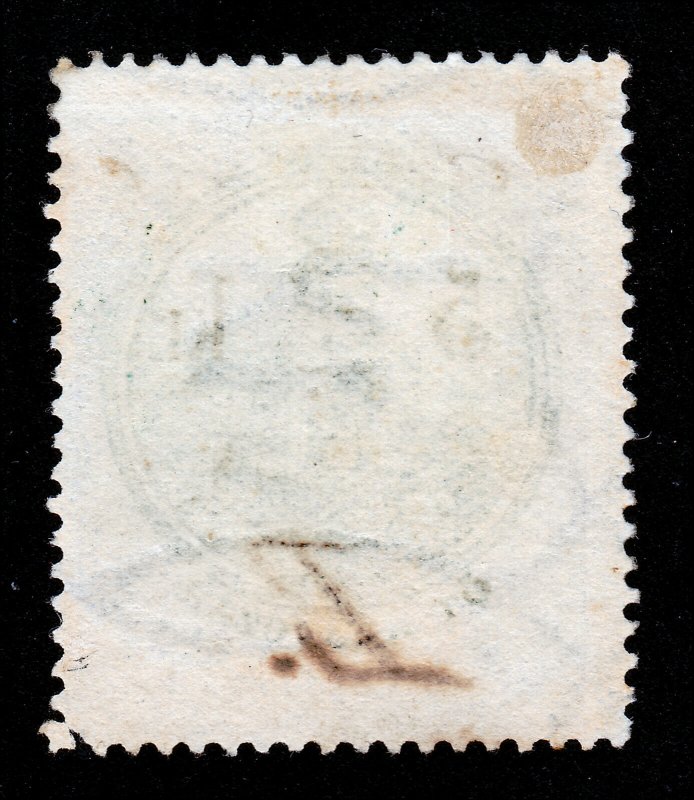 HUNGARY 1868 DOCUMENT REVENUE STAMP 5KR (ÖT KRAJCZÁR) USED PEN CANCEL