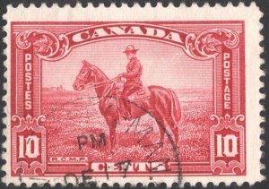 Canada SC#223 10¢ R. C. M. P. Horseman (1935) Used