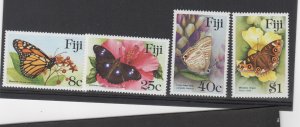 FIJI #523-6 attractive Butterfly set VFNH