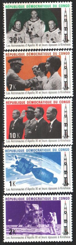 Kinshasa. 1970. 395-99. Space. MNH.