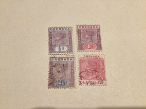 Grenada Queen Victoria unused and used stamps A15925