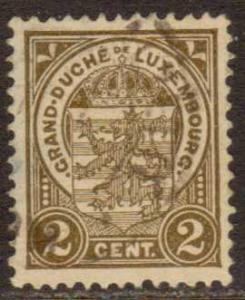 Luxembourg    #76  used  (1907) 