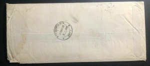 1916 Rangoon Burma India Missionary Cover To Baptist  Mission Boston MA USA B