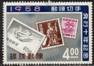 Ryukyu Islands Sc #43 Mint Hinged