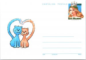 San Marino, Government Postal Card