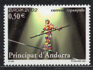 EUROPA 2002 - Andorre Spain - The Circus - MNH Set