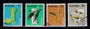 Australia # 462-465, Primary Industries, Used, 1/2 Cat.