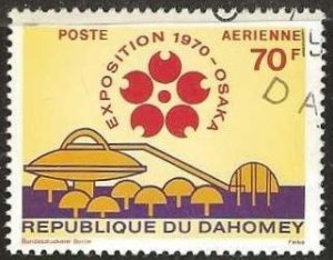 Dahomey C124 used, CTO.  1970.  Expo70.  (D351)