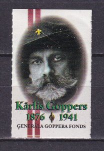 Canada 1976 Latvia Scouting Karlis Goppers Souvenir Stamp MNH