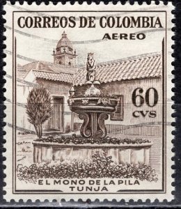 Colombia; 1954: Sc. # C247: Used Single Stamp