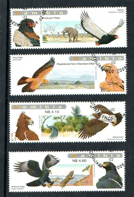 2009   NAMIBIA  -  SG: 1118/21  -  EAGLES OF NAMIBIA  -  USED 