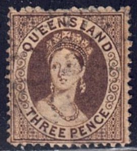 Queensland #60 Used Single Stamp cv $60 (U1)