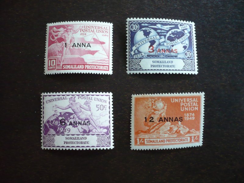 Stamps-Somaliland Protectorate-Scott#112-115 - Mint Never Hinged Set of 4 Stamps