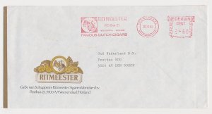 Meter cover Netherlands 1980 Cigar Factory Ritmeester - Calvary Captain - Horse 