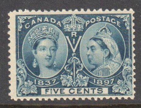 Canada #54 Mint F-VF NH Jubilee $195.00 Gum side is a Perfection