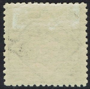 NEW SOUTH WALES 1890 MAP 5/- WMK 5/- NSW IN DIAMOND PERF 10 