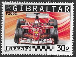 Gibraltar ~ Scott # 996 ~ MNH ~ Ferrari Formula One Car