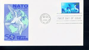 US Sc# 3354 FDC NATO OTAN Star Artmaster