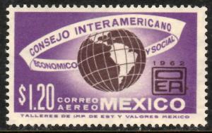 MEXICO C263, Interamerican Economic & Soc Council MINT, NH. VF.
