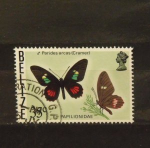 8756   Belize   Used # 355A   Butterfly      CV$ 7.00