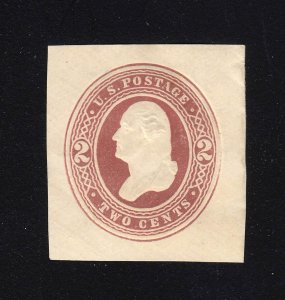 U288 Rounded Bust Mint Cut Square, Cat $325.00