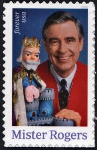 SC#5275 (50¢) Mister Rogers Single (2018) SA