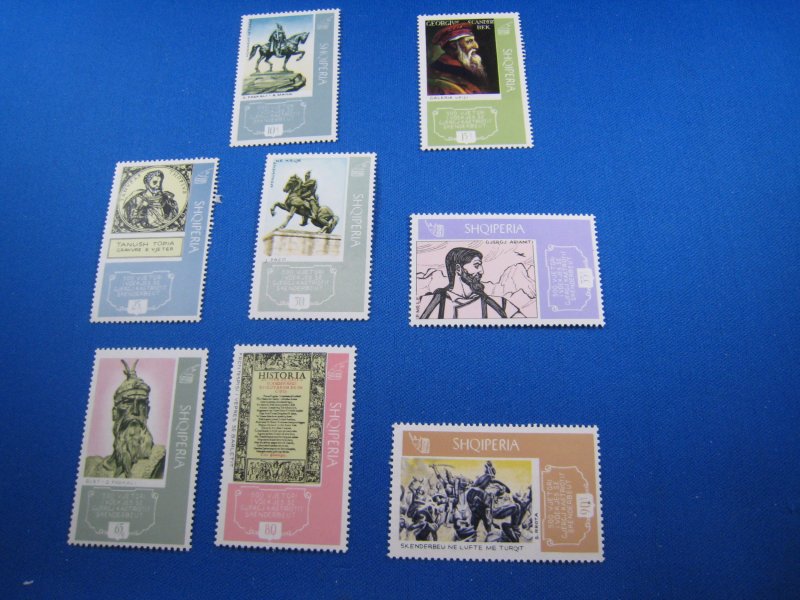 ALBANIA 1968 - SCOTT #  1110-1117   MNH