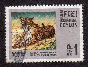 Ceylon 442 - Used - Leopard (cv $1.90) (3)