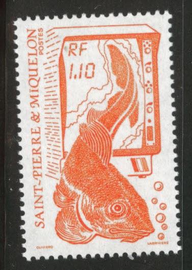 St. Pierre Miquelon Scott 479 MNH** 1986 Fishery stamp 