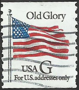 # 2889 USED G STAMP OLD GLORY