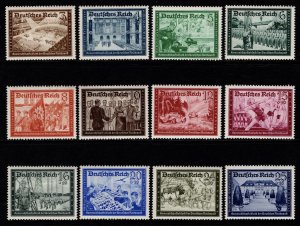 Germany 1939 Postal Employee and Hitler Culture Funds, Set [Unused]