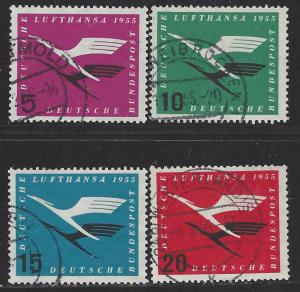Germany Bund Scott # C61 - C64, used