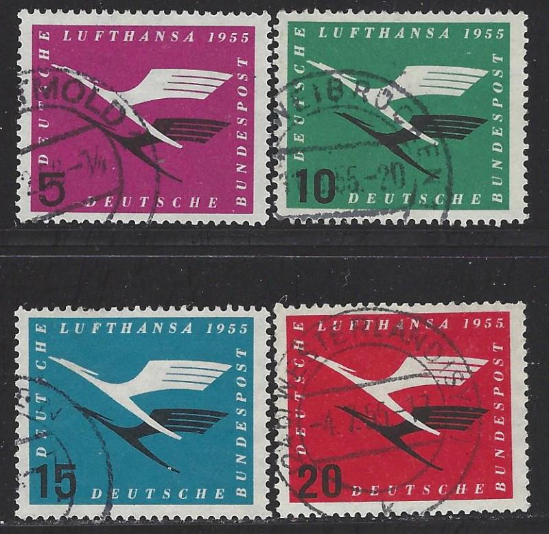 Germany Bund Scott # C61 - C64, used
