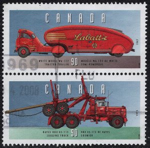 Canada - 1996 - Scott #1604e-1604f - used pair from SS - Historic Vehicles
