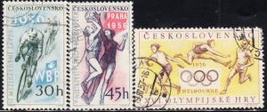 Czechoslovakia # 747-749 Used Set