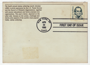 USA First Day Cover # 1863 - John J. Audubon