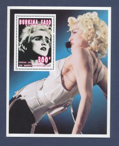 BURKINA FASO - Scott 1057a - MNH S/S - Madonna - 1995