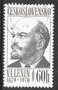 Czechoslovakia 1686: 60h Vladimir Lenin, CTO, F-VF