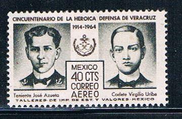 Mexico C284 MNH Lt Jose Azueta (M0174)+