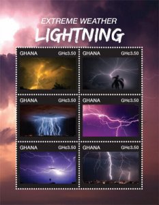 Ghana 2015 - Extreme Weather - Sheet of 6 stamps - Scott #2826 - MNH