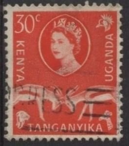 Kenya (KUT) 125 (used) 30c Elizabeth II, brt ver (1960)