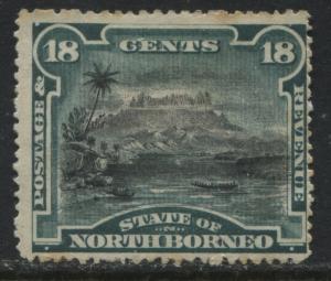 North Borneo 1894 18 cents mint o.g.